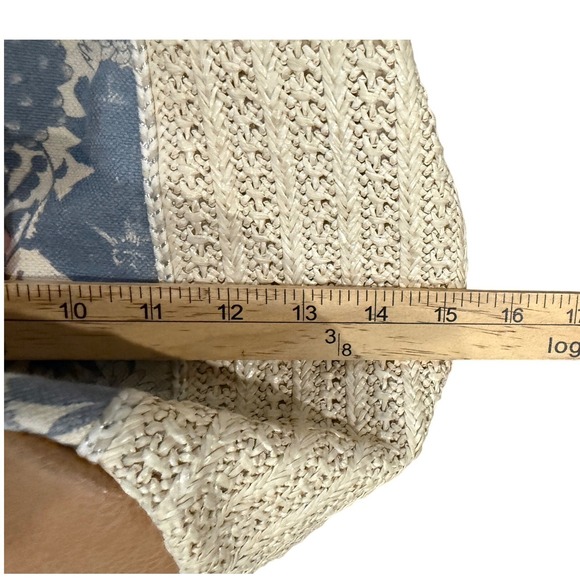 Sakroots The Sak Roma Shopper Hobo Shoulder Bag Tote Purse Woven Straw Canvas - Picture 15 of 16